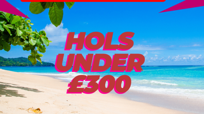 holidays under 300