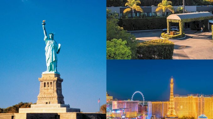 New York City, Los Angeles & Las Vegas
